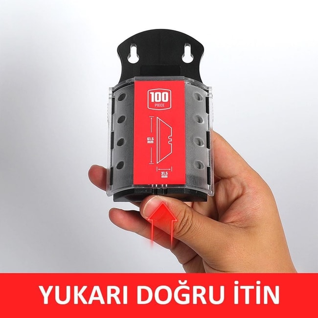 WORKPRO WP213003 100Lü Rötuş Maket Bıçağı Yedeği