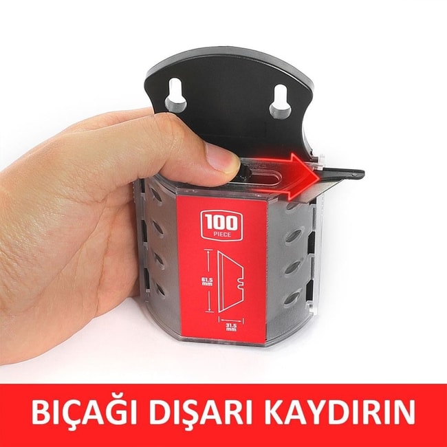 WORKPRO WP213003 100Lü Rötuş Maket Bıçağı Yedeği