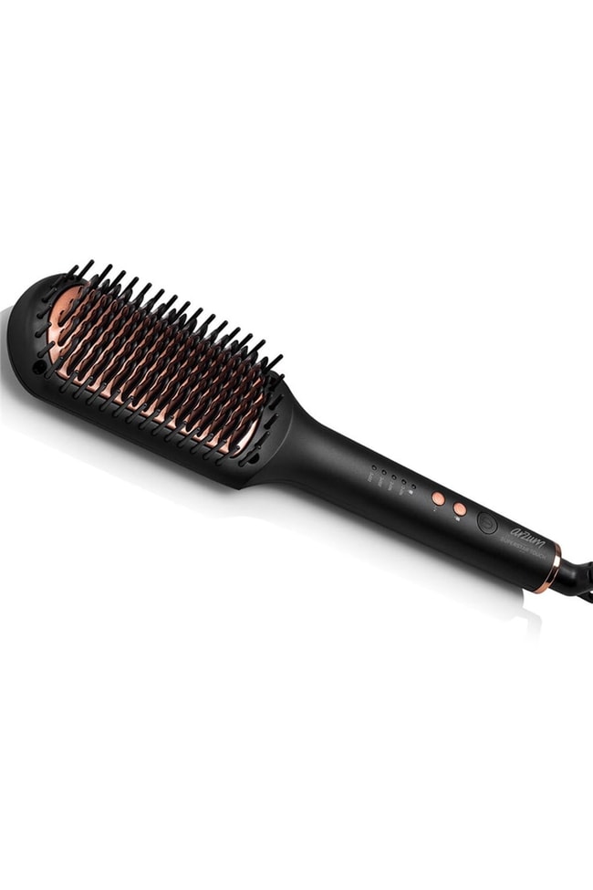 Arzum AR5068 Superstar Touch Saç Düzleştirici Fırça - Siyah