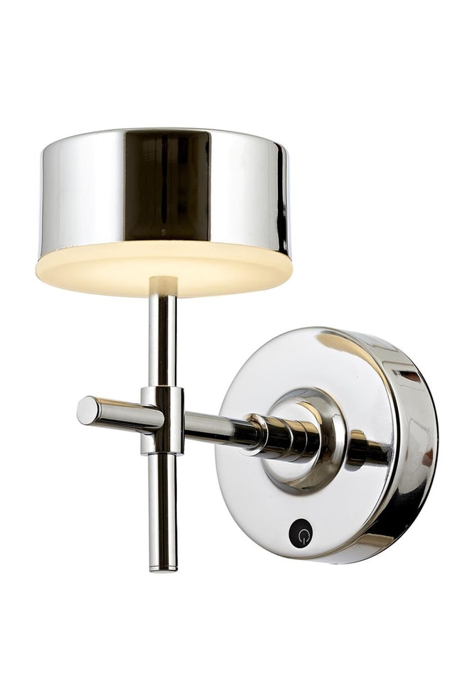 Avonni AP-64005-K Krom Kaplama Aplik LED Metal Opal Pleksi 12x20 cm