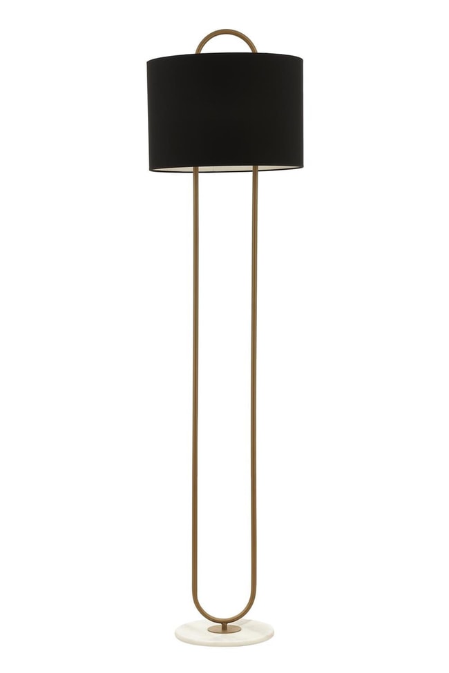 Avonni LM-9112-1EB Eskitme Boya Lambader E14 Metal Mermer 41 cm