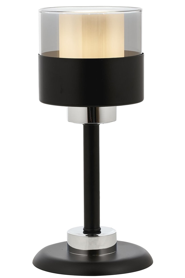 Avonni ML-4288-1BSY Siyah Boya Masa Lambası E27 Metal Cam 16 cm