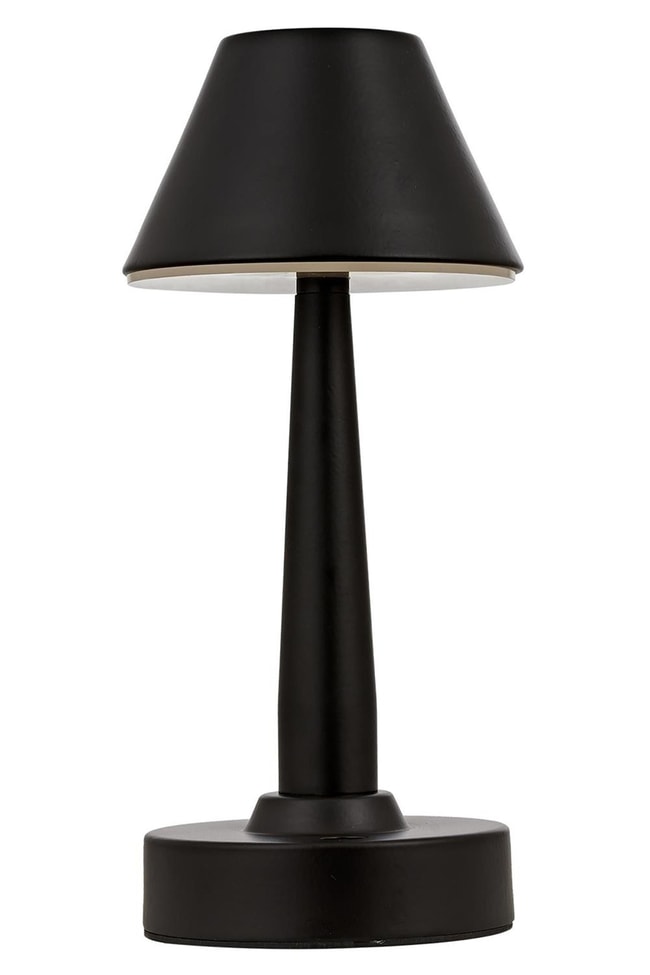 Avonni ML-64006-BSY Siyah Boya Masa Lambası LED Metal Pleksi 11 cm
