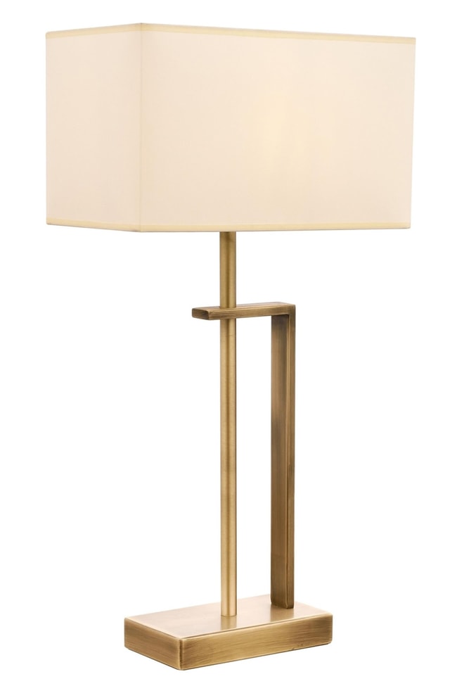 Avonni ML-9109-1E Eskitme Kaplama Masa Lambası E27 Metal Kumaş 30x18 cm