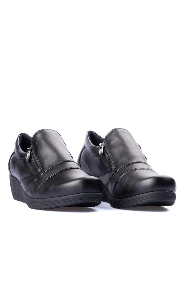Ayakdaş Ayk03 644 Siyah Kadın Comfort Ayakkabı