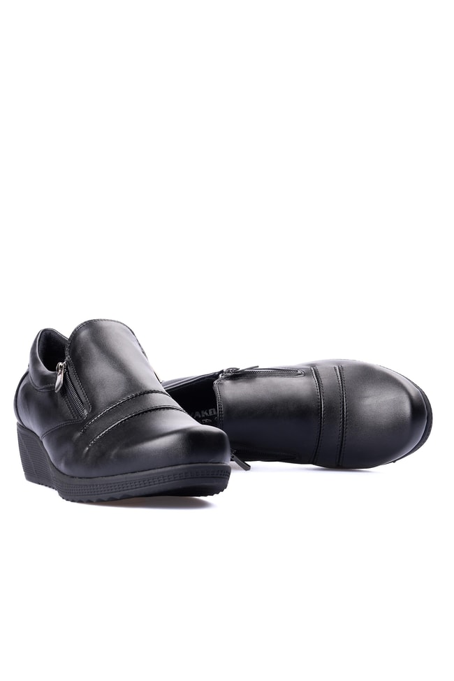 Ayakdaş Ayk03 644 Siyah Kadın Comfort Ayakkabı