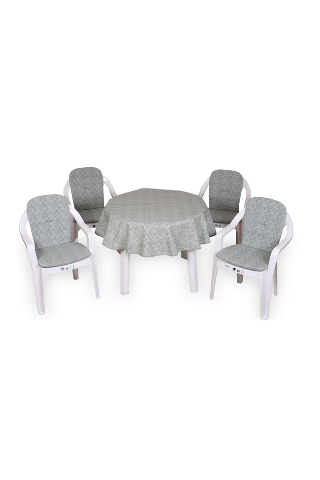 Belde Delüks ( 4+1 ) Masa Örtülü Midiset S.Yeşili-3381
