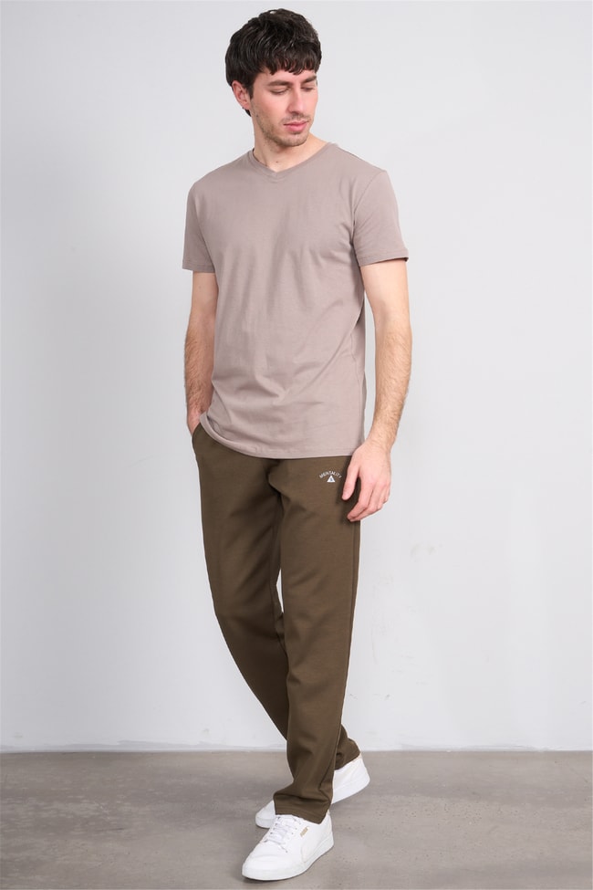 C.K Y26 1469 Mnt Haki Erkek Double Face Eşofman Alt