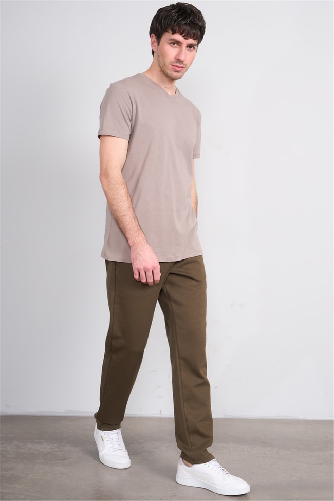 C.K Y26 1469 Mnt Haki Erkek Double Face Eşofman Alt