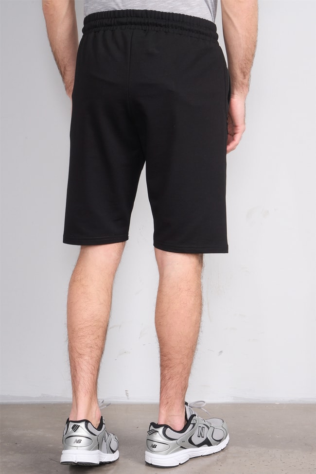 C.K Y26 1455 Mnt Siyah Erkek Licrasız 2 İplik Short