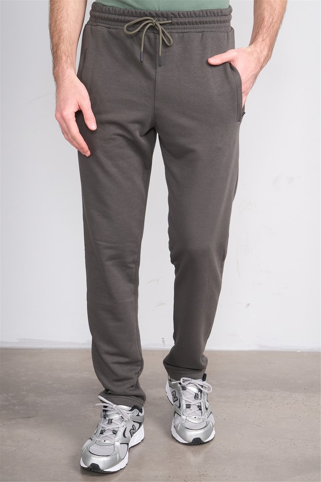 C.K Y26 7006 Mnt Haki Erkek 3 İp Şardonsuz Eşofman Alt
