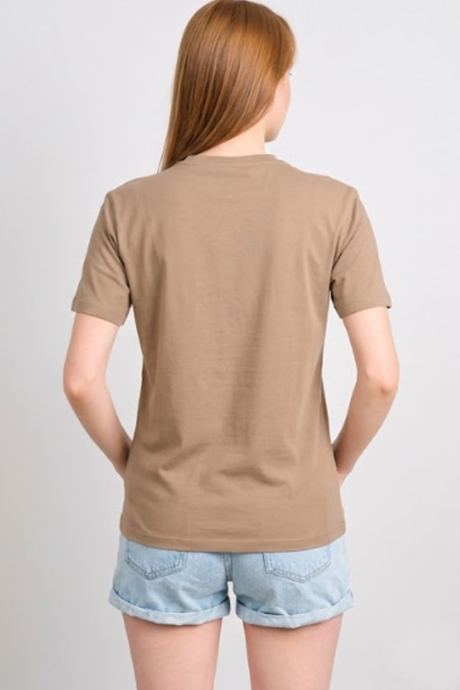 C.K Y26 3264 Fithit Byn B.Yk 30/1 Penye Basic Regular T-shirt Kakao