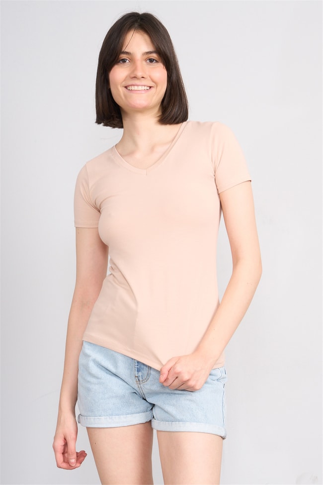 C.K Y26 8036 Pachie Byn V.Yk Basic T-shirt Tas