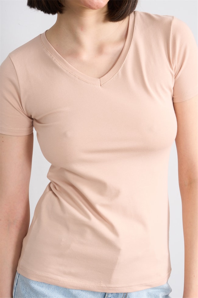 C.K Y26 8036 Pachie Byn V.Yk Basic T-shirt Tas