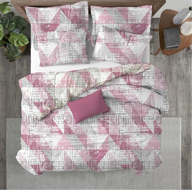 CETHOME MOIS PEMBE CIFT KISILIK NEVRESIM TAKIMI 20