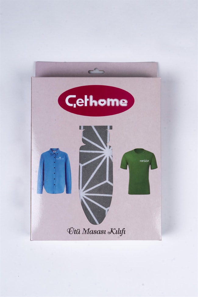 Çethome Yıldız Süngerli Ütü Masası Kılıfı 50x140 Cm