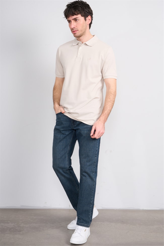 Çetinkaya Chester Polo 2742 Polo Yaka Regular Pike T-shirt Vizon