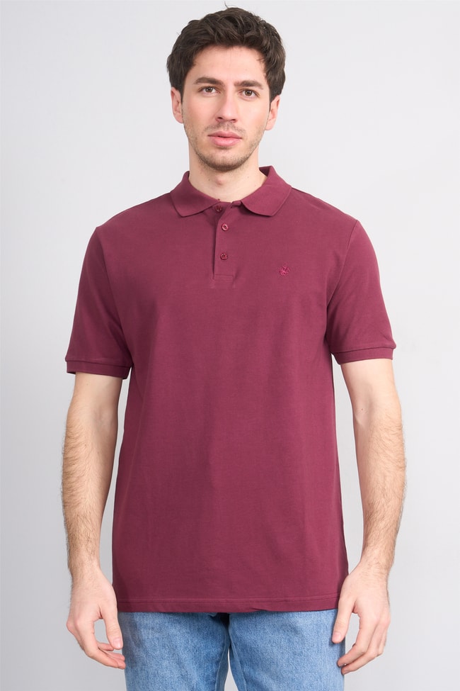 Çetinkaya Chester Polo 2742 Polo Yaka Regular Pike T-shirt Mürdüm