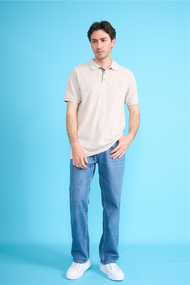 Çetinkaya Chester Polo 3047 Polo Yaka Regular Pike T-shirt Vizon
