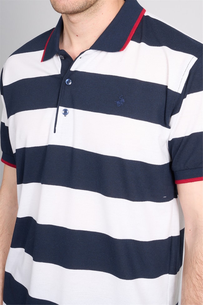 Çetinkaya Chester Polo 4111 Polo Yaka Regular Pike T-shirt Lacivert