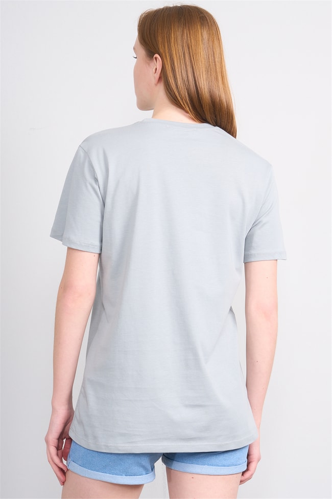 C.K Y26 3264 Fithit Byn B.Yk 30/1 Penye Basic Regular T-shirt A.Gri