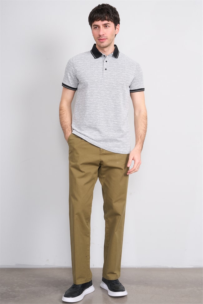 Çetinkaya Mentality 2611 Polo Yaka Regular Modelli T-shirt Karışık