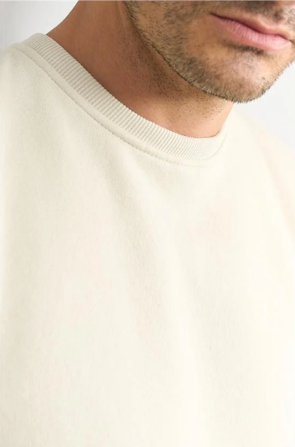 Çetinkaya Mentality 3036 3 İp Bisiklet Yaka Taş Sweatshirt