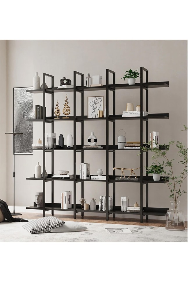 Deconode Loft Kitaplık Siyah-Antrasit DN1074SA