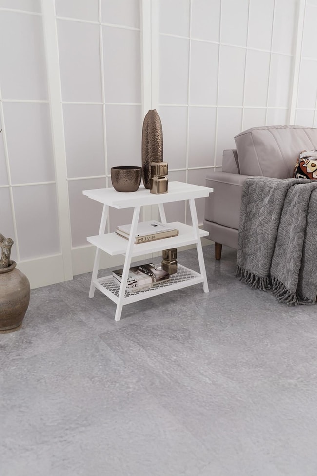 Deconode Marla Yan Sehpa Beyaz- Beyaz DN1071BB