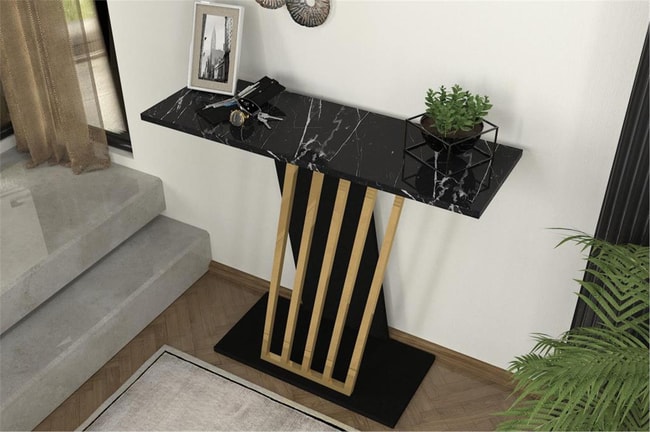 Dekorister Gravity Dresuar Siyah  Mermer