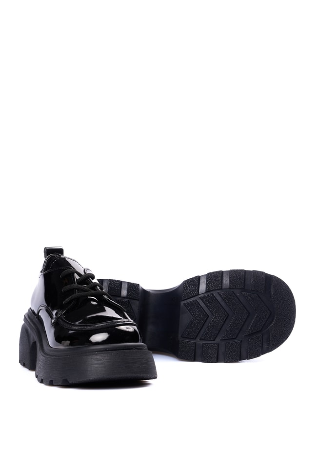 Divamod 2650 Siyah Rgn Kadın Loafer Ayakkabı