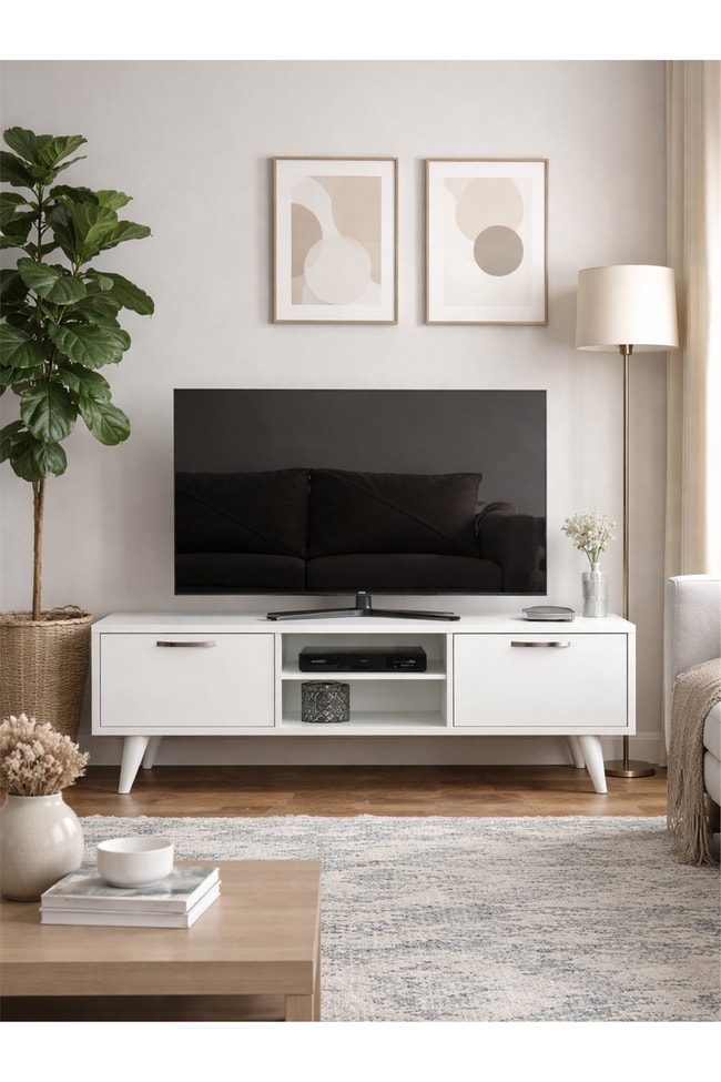 Dorpek Dale Tv Sehpası Beyaz