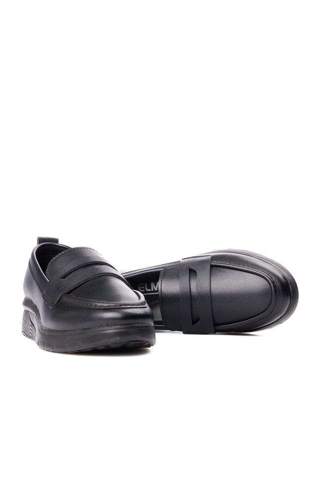 Elmisa 058 Siyah Kadın Loafer Ayakkabı
