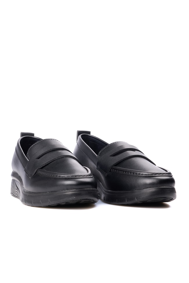 Elmisa 058 Siyah Kadın Loafer Ayakkabı