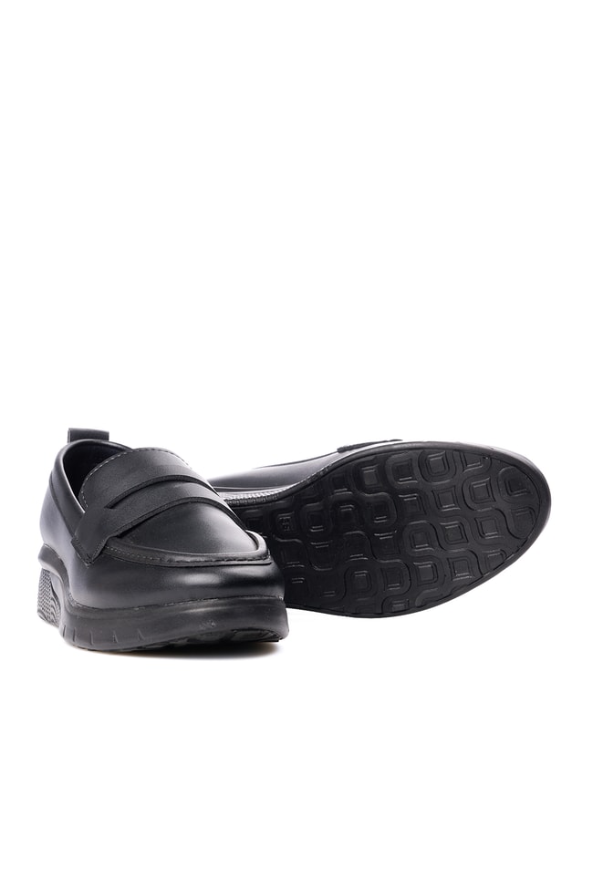Elmisa 058 Siyah Kadın Loafer Ayakkabı
