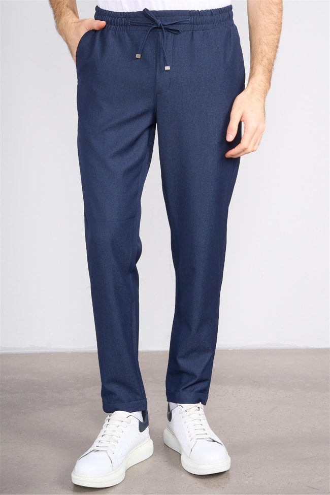 Erpant 15 Lacivert Erkek Melborn Jogger Poliviskon Pantolon