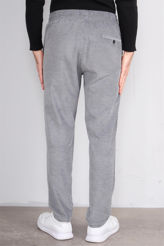 Erpant Normal Kalıp Gri Jogger Pantolon