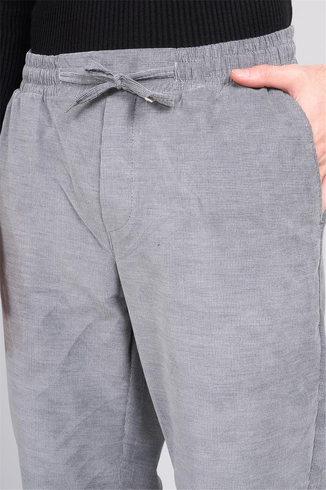 Erpant Normal Kalıp Gri Jogger Pantolon