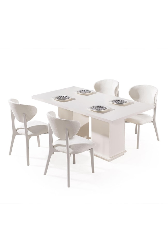 Eymense Elegance 6 Sandalyeli Yemek Masa Takımı