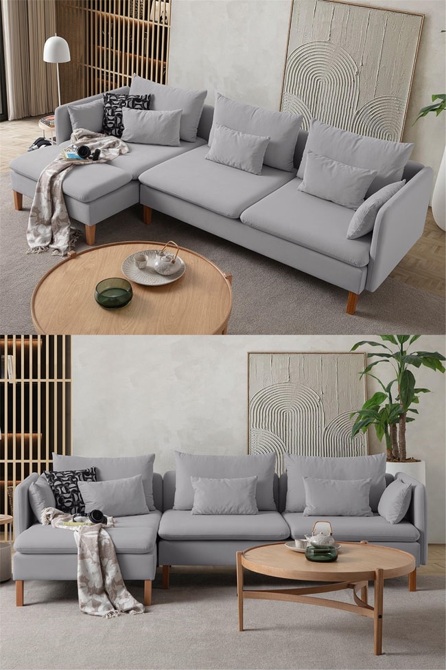 Eymense Flexy Köşe Koltuk Takımı Gri