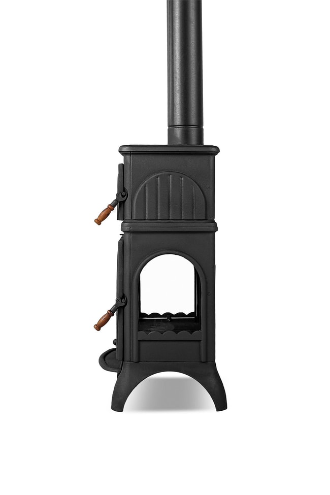 FLAME STOVE Modena Lüx Oven Pik Döküm Şömine Soba (024)
