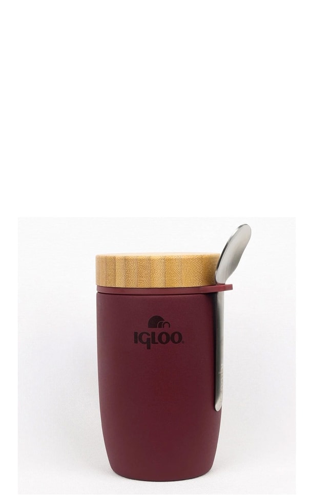 Igloo Bamboo Yemek Termosu 500ml-BORDO