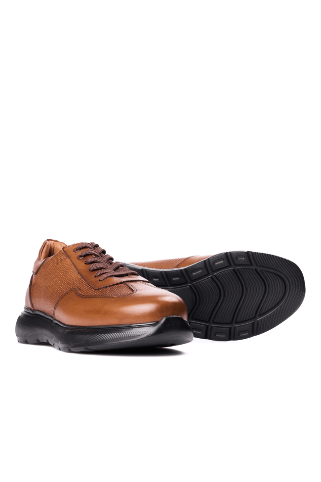 Ilkbey 55 Taba Mrd Derı Casual Ayakkabı