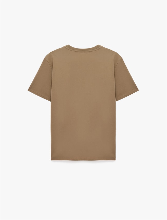 Koton 6Sam10437Mk 565 Vızon Erkek Jersey Kısa Kollu T-Shırt