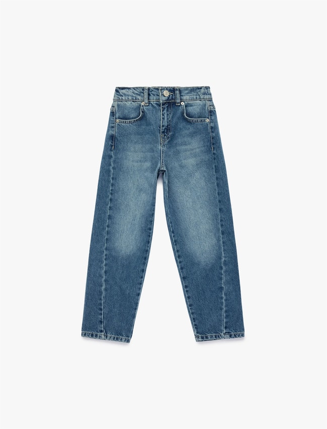Koton Y26 6Skb40008Td Mıd Orta İndigo Erkek Çocuk Denim Pantolon