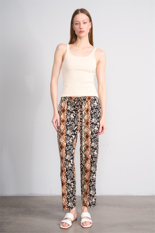 Lefon Y26 071693-K Krem Kadın Acık Yaka Kaşkorse Crop ( Askılı Crop Atlet)