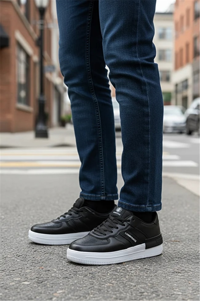 Lumberjack A10215701912010 6M Freya 6Fx Sıyah Erkek Sneaker Ayakkabı