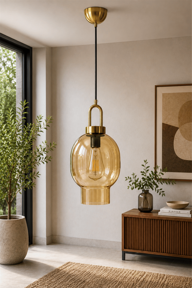 Lumexx Aura Tekli Bal Camlı Eskitme Sarkıt 9096-1