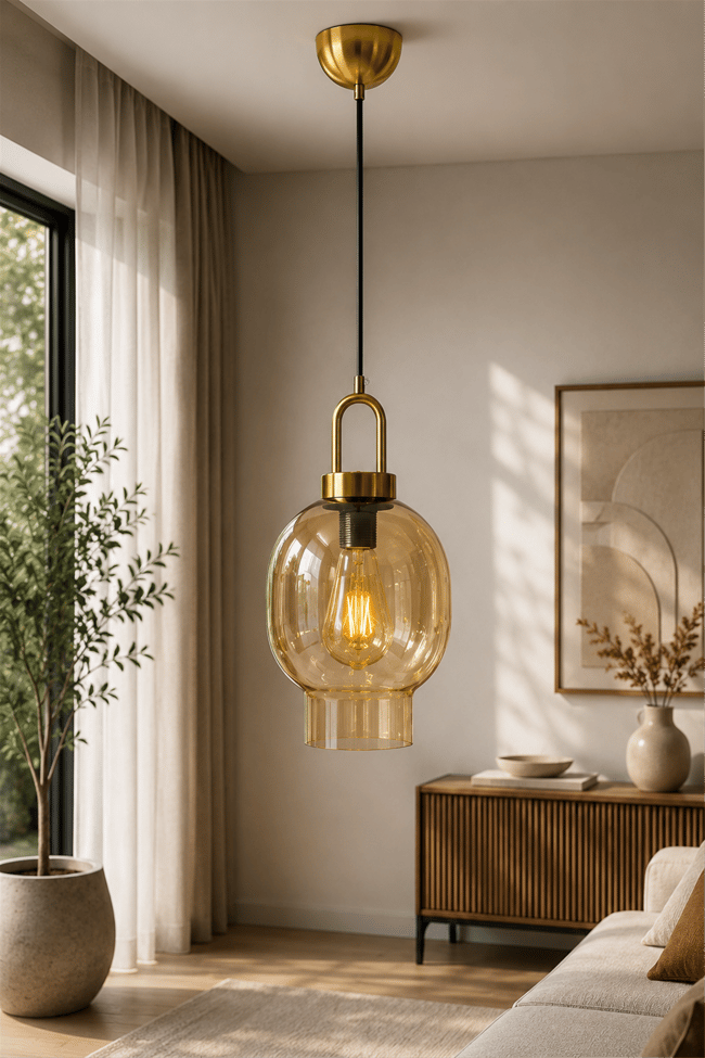 Lumexx Aura Tekli Bal Camlı Eskitme Sarkıt 9096-1