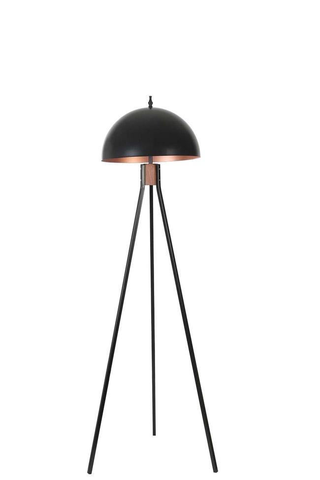 Lumexx Fısco Tripod Siyah Lambader Büyük Retro Başlıklı